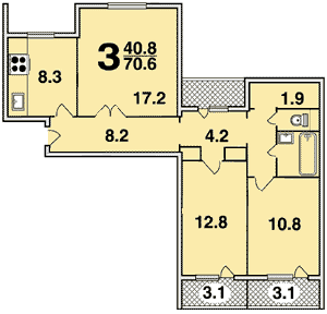 3-rooms