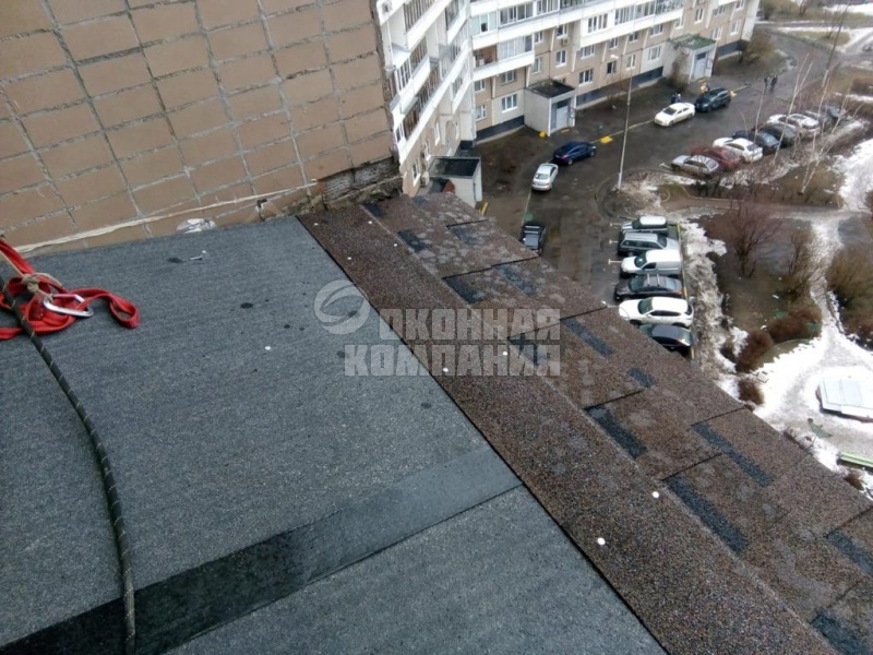Фото монтажа крыши балкона – выполненные работы Оконная компания
