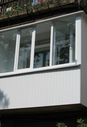 Наружная отделка балконов